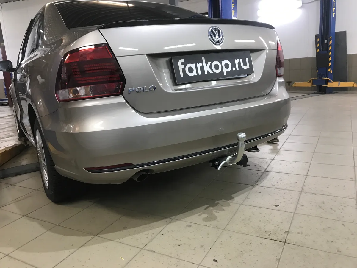 Фаркоп Лидер Плюс для Volkswagen Polo (седан) 2010-2020 V125-BA в Барнаул