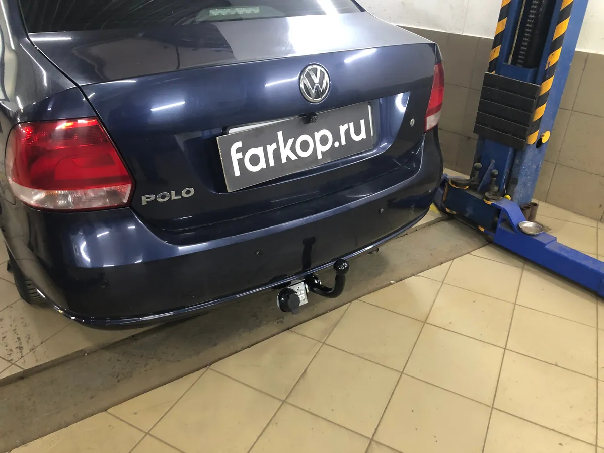 Фаркоп Лидер Плюс для Volkswagen Polo (седан) 2010-2020 V125-A в Барнаул