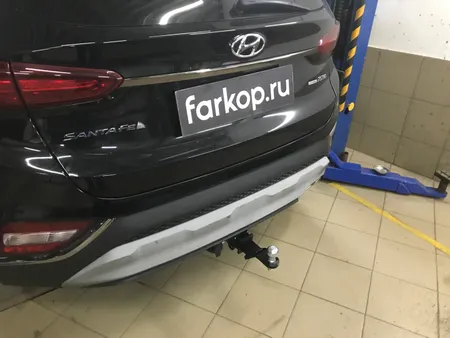 Фаркоп Лидер Плюс для Hyundai Santa Fe 2018-2022 Арт. H230-E H230-E в Барнаул