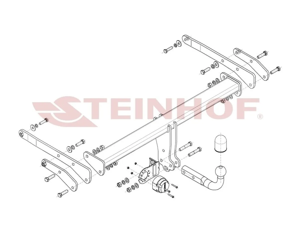Фаркоп Steinhof для Audi Q5 2026- A-111 в Барнаул Фаркоп Steinhof для Audi Q5 2026- A-111 в Барнаул