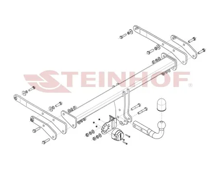 Фаркоп Steinhof для Audi Q5 2026- A-111 в Барнаул