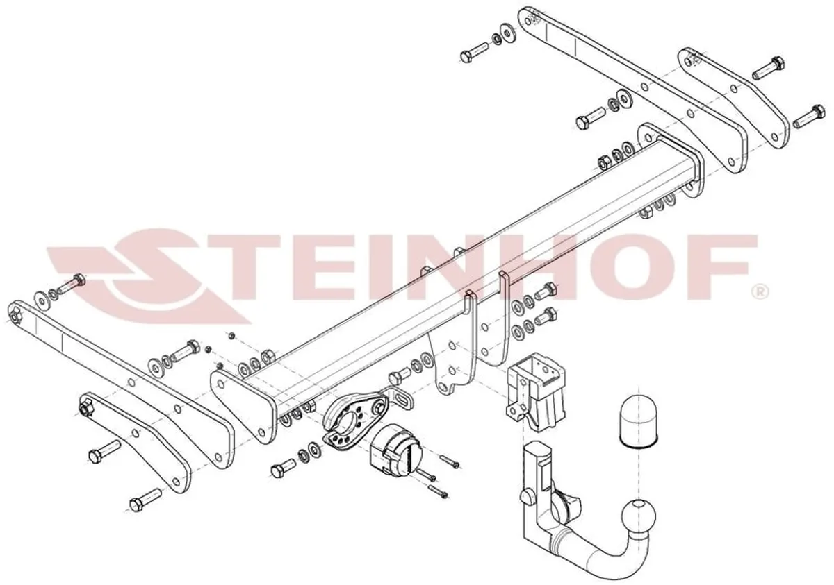 Фаркоп Steinhof для Audi Q5 2026- A-112 в Барнаул