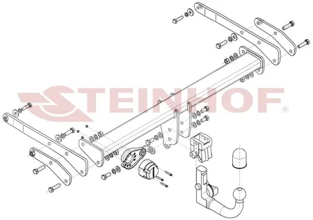 Фаркоп Steinhof для Audi Q5 2026- A-112 в Барнаул