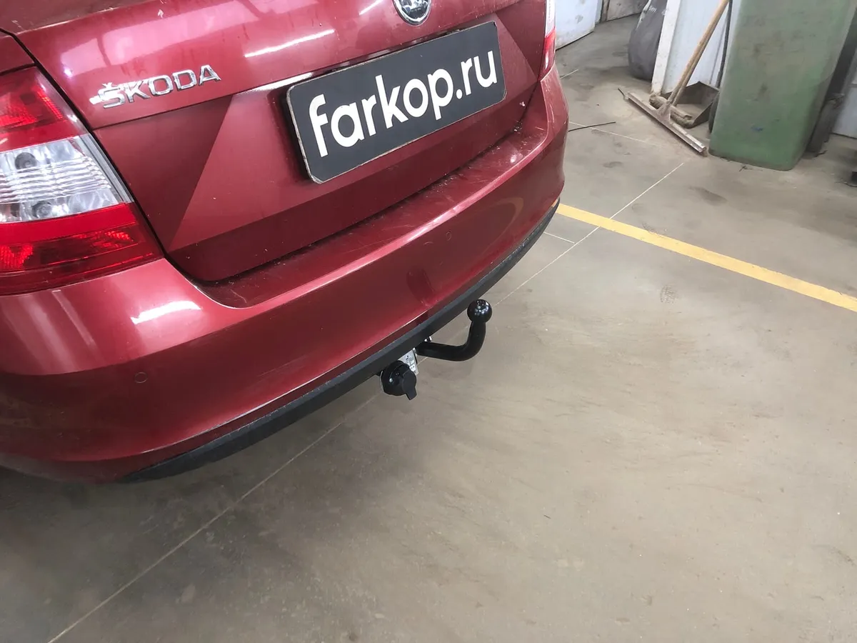 Фаркоп Лидер Плюс для Skoda Rapid 2014-2019 V125-A в Барнаул