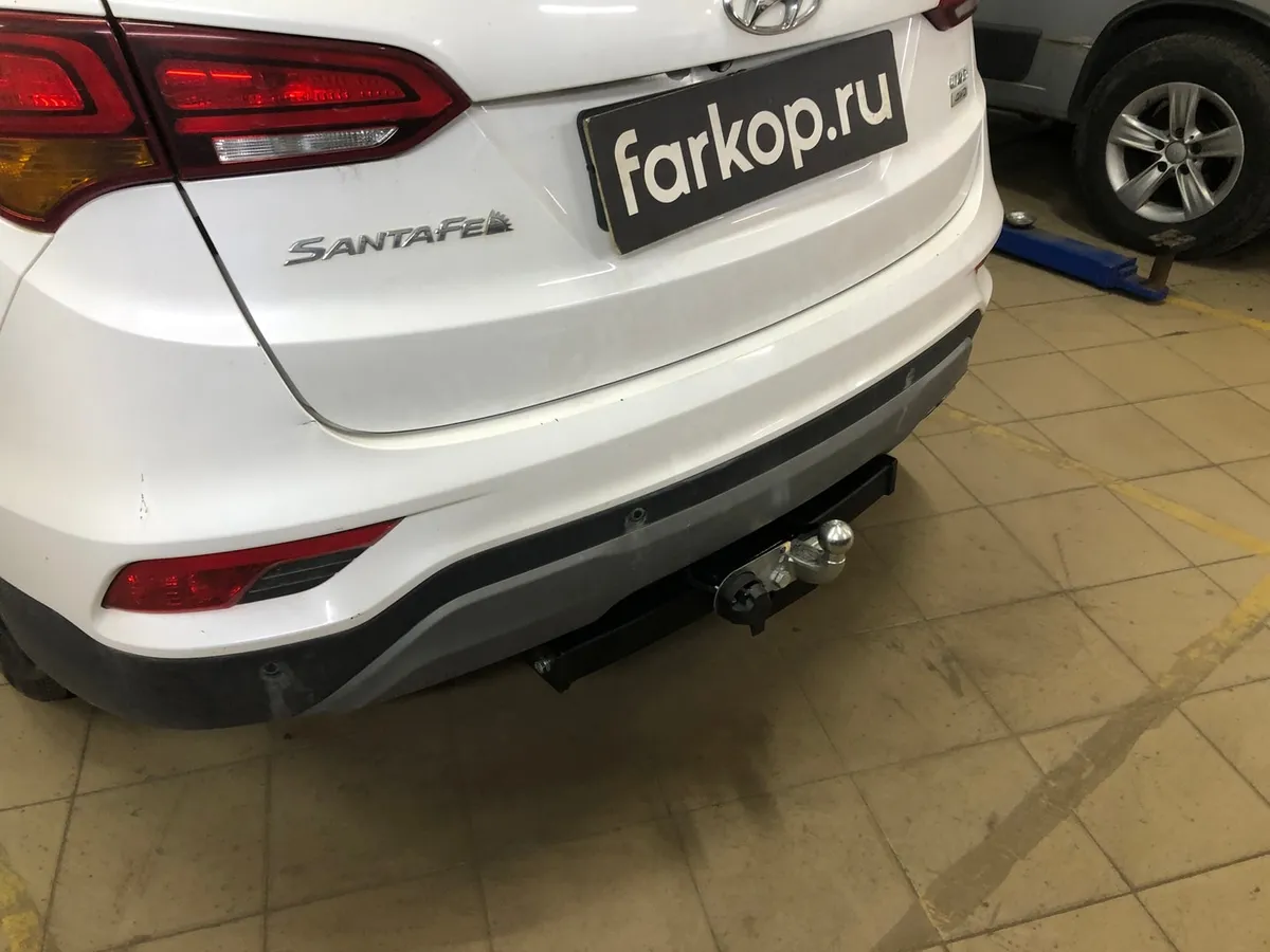 Фаркоп Лидер Плюс для Hyundai Santa Fe 2012-2018 H224-F в Барнаул