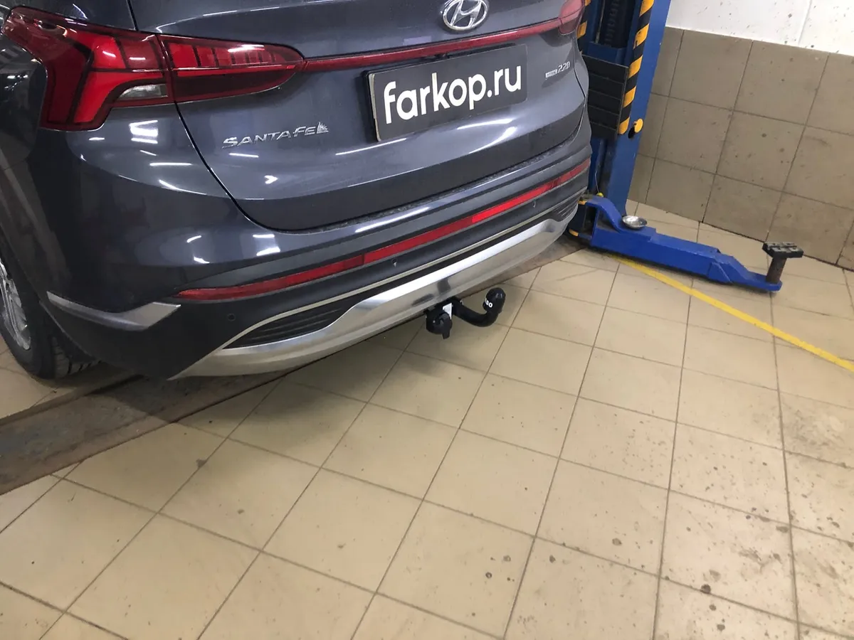 Фаркоп Oris для Hyundai Santa Fe 2020-2024 6768-A в Барнаул