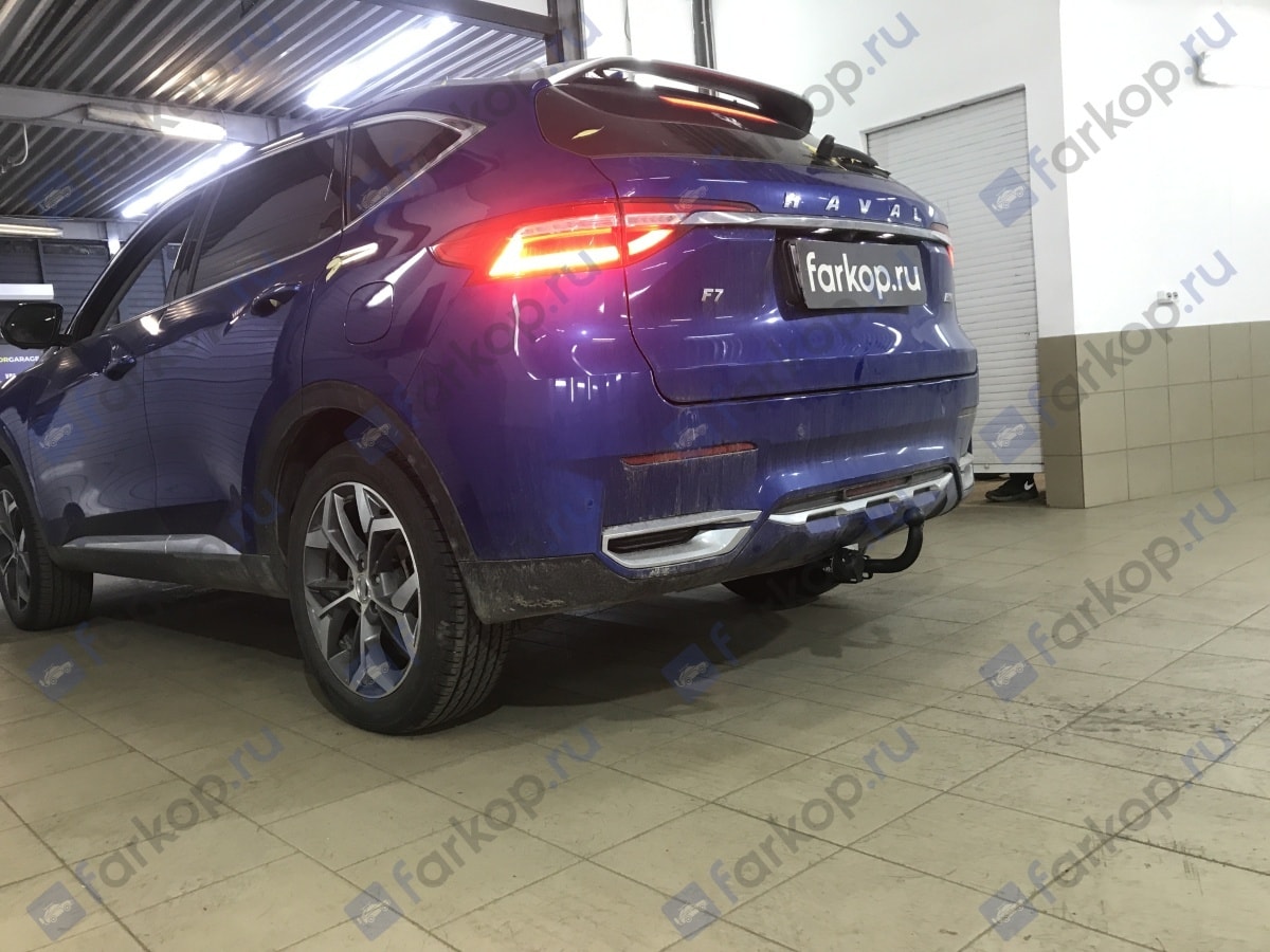 Установили фаркоп Лидер Плюс для Haval F7 2018 г.в.