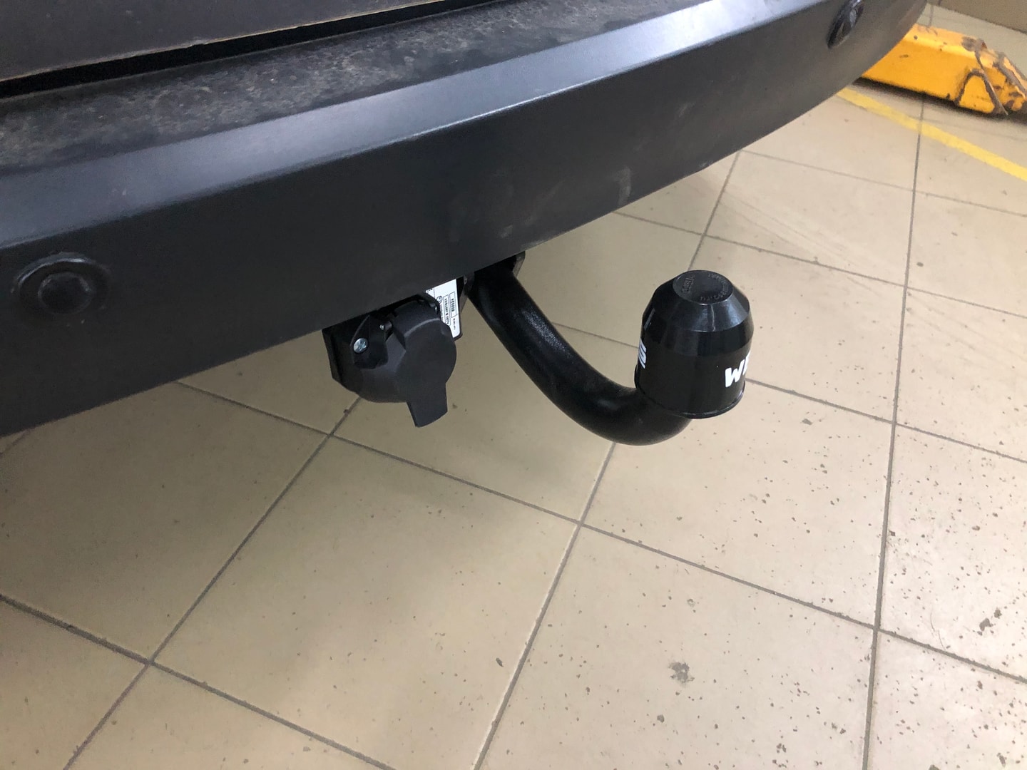 Установили фаркоп Oris для Volkswagen Tiguan 2007-2016 г.в.
